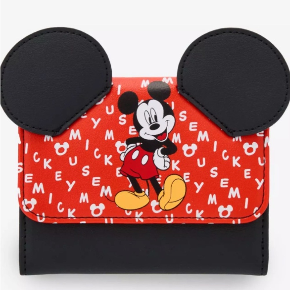 Loungefly Disney Mickey Mouse Ears Mini Wallet NWT